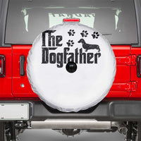 Dachshund Dog Dad Spare Tire Cover The Dogfather Fathers Day Gifts For Dog Lovers - Wonder Print Shop