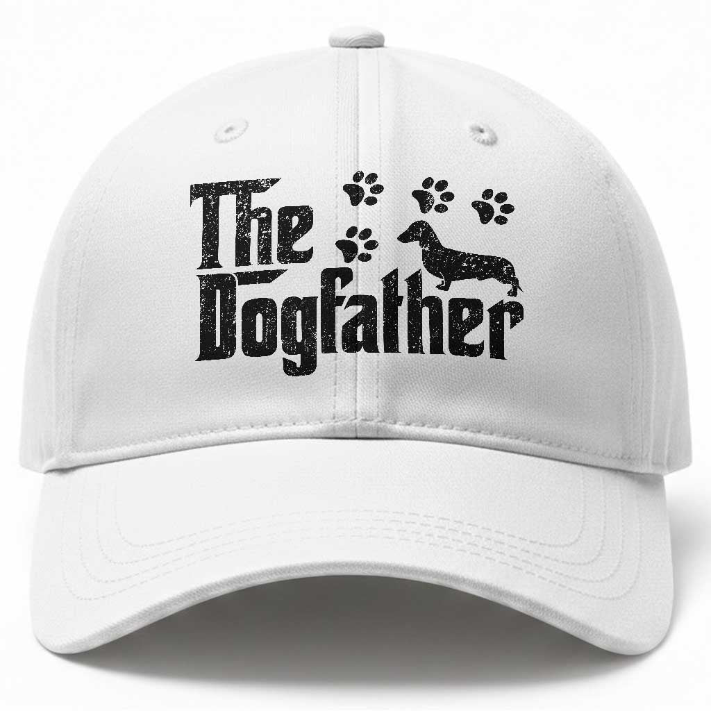 Dachshund Dog Dad Baseball Cap The Dogfather Fathers Day Gifts For Dog Lovers