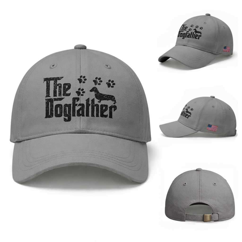 Dachshund Dog Dad Baseball Cap The Dogfather Fathers Day Gifts For Dog Lovers