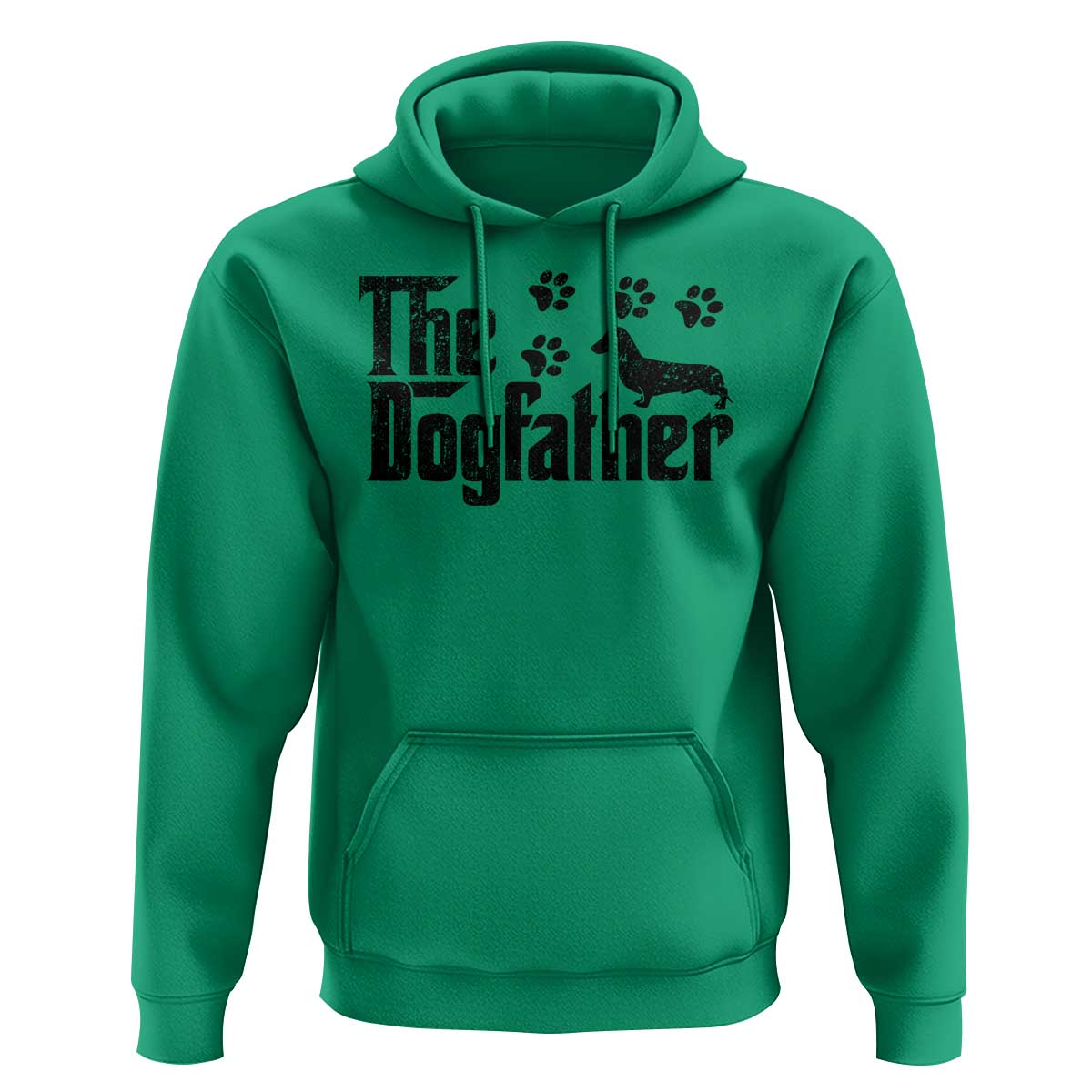 Dachshund Dog Dad Hoodie The Dogfather Fathers Day Gifts For Dog Lovers - Wonder Print Shop