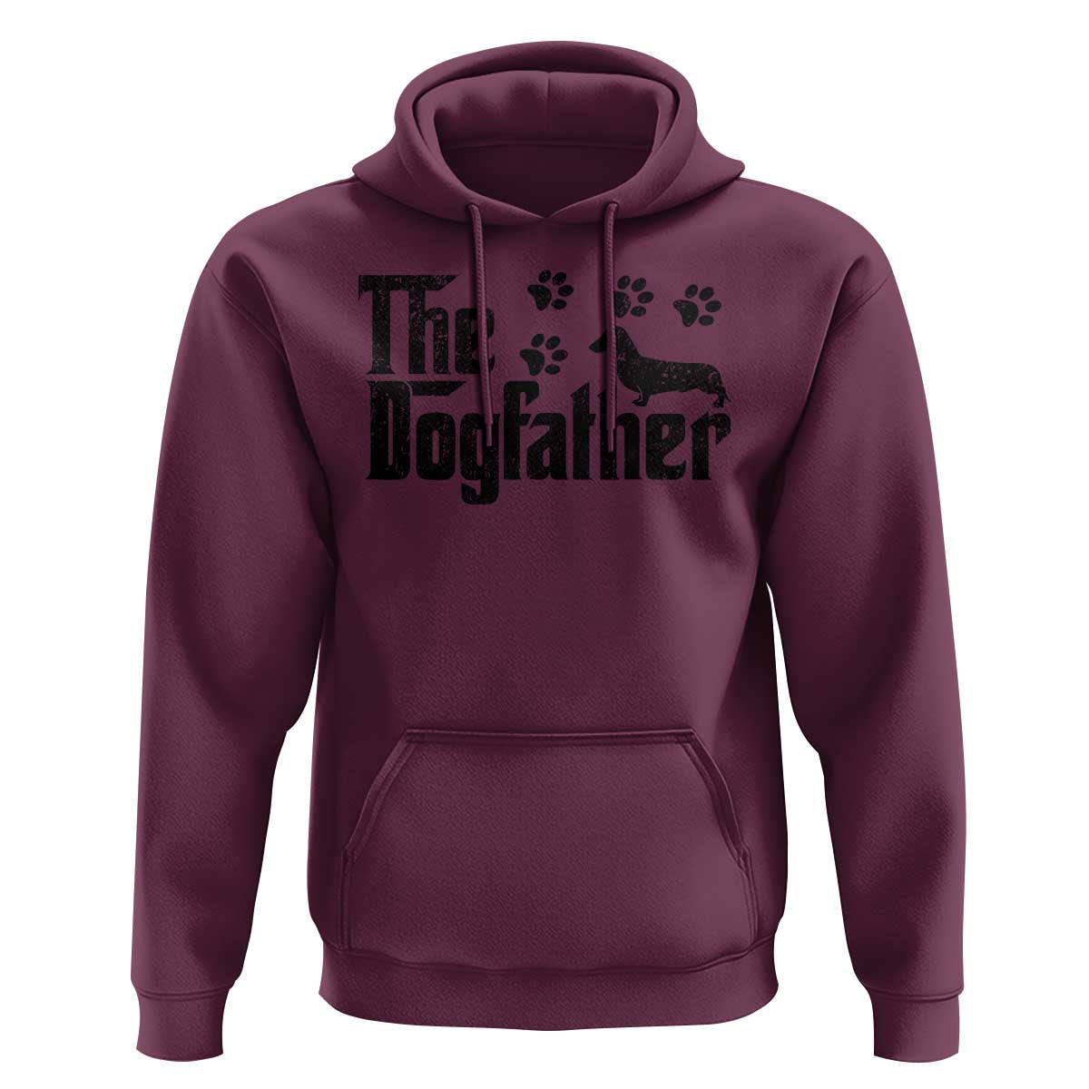 Dachshund Dog Dad Hoodie The Dogfather Fathers Day Gifts For Dog Lovers - Wonder Print Shop
