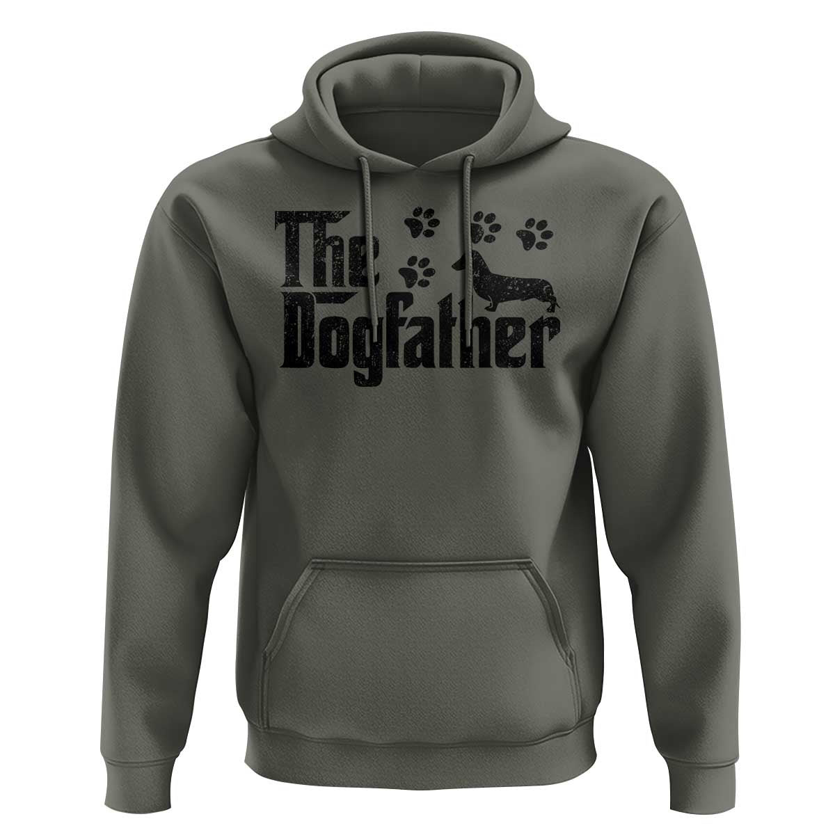 Dachshund Dog Dad Hoodie The Dogfather Fathers Day Gifts For Dog Lovers - Wonder Print Shop