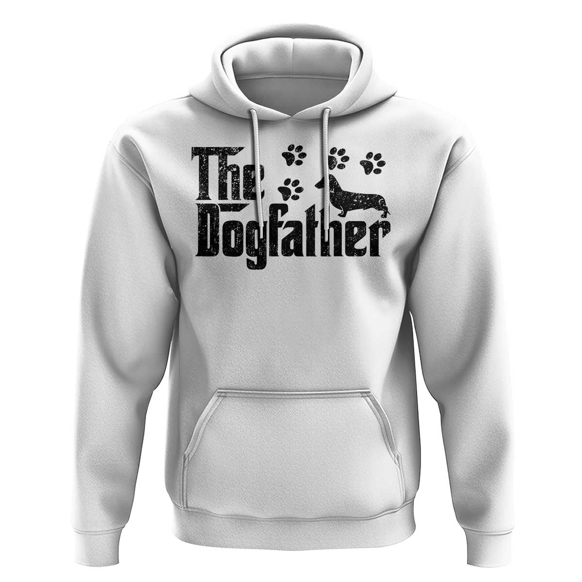 Dachshund Dog Dad Hoodie The Dogfather Fathers Day Gifts For Dog Lovers - Wonder Print Shop