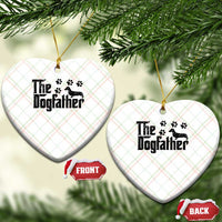 Dachshund Dog Dad Ceramic Ornament The Dogfather Fathers Day Gifts For Dog Lovers - Wonder Print Shop