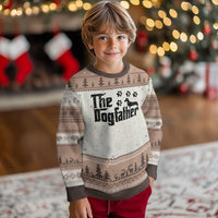 Dachshund Dog Dad Ugly Christmas Sweater The Dogfather Fathers Day Gifts For Dog Lovers - Wonder Print Shop