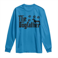 Dachshund Dog Dad Long Sleeve Shirt The Dogfather Fathers Day Gifts For Dog Lovers - Wonder Print Shop