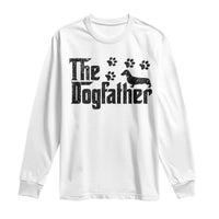 Dachshund Dog Dad Long Sleeve Shirt The Dogfather Fathers Day Gifts For Dog Lovers - Wonder Print Shop