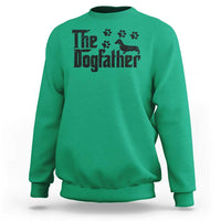 Dachshund Dog Dad Sweatshirt The Dogfather Fathers Day Gifts For Dog Lovers - Wonder Print Shop