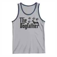 Dachshund Dog Dad Tank Top The Dogfather Fathers Day Gifts For Dog Lovers - Wonder Print Shop