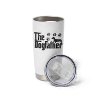 Dachshund Dog Dad Tumbler Cup The Dogfather Fathers Day Gifts For Dog Lovers - Wonder Print Shop