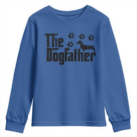 Dachshund Dog Dad Youth Sweatshirt The Dogfather Fathers Day Gifts For Dog Lovers - Wonder Print Shop