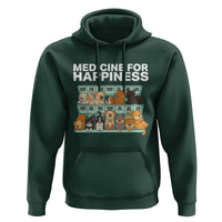 Funny Dog Lover Hoodie My Medicine For Happiness Called Cats Everyday - Wonder Print Shop