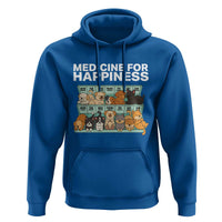 Funny Dog Lover Hoodie My Medicine For Happiness Called Cats Everyday - Wonder Print Shop