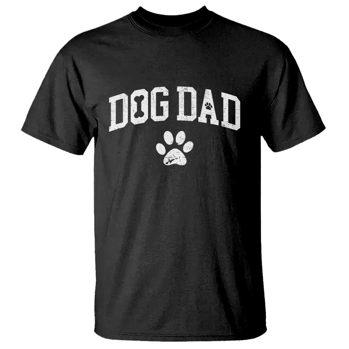 Retro Dog Dad T Shirt Distressed Fathers Day Gift for Dog Lovers - Wonder Print Shop