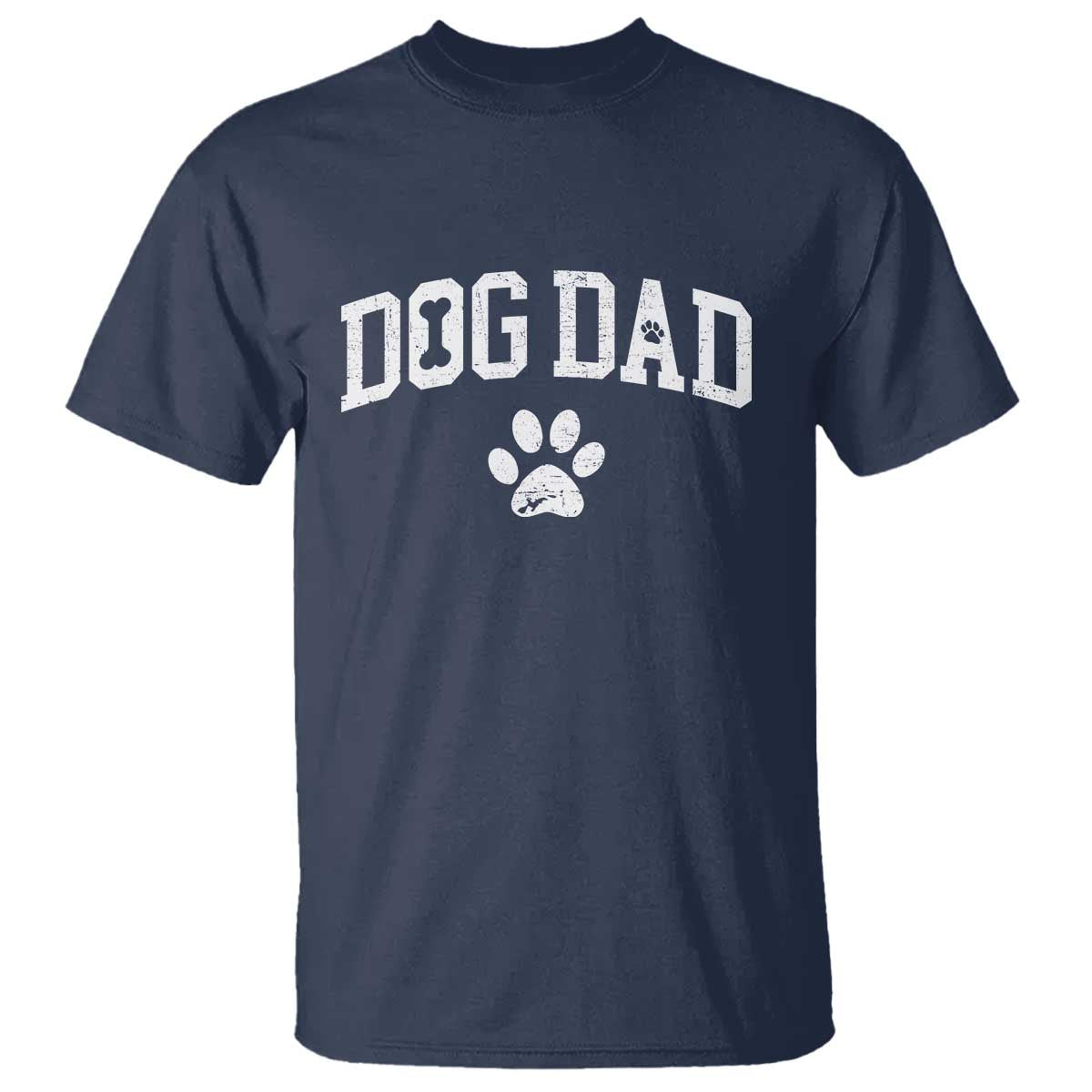 Retro Dog Dad T Shirt Distressed Fathers Day Gift for Dog Lovers - Wonder Print Shop