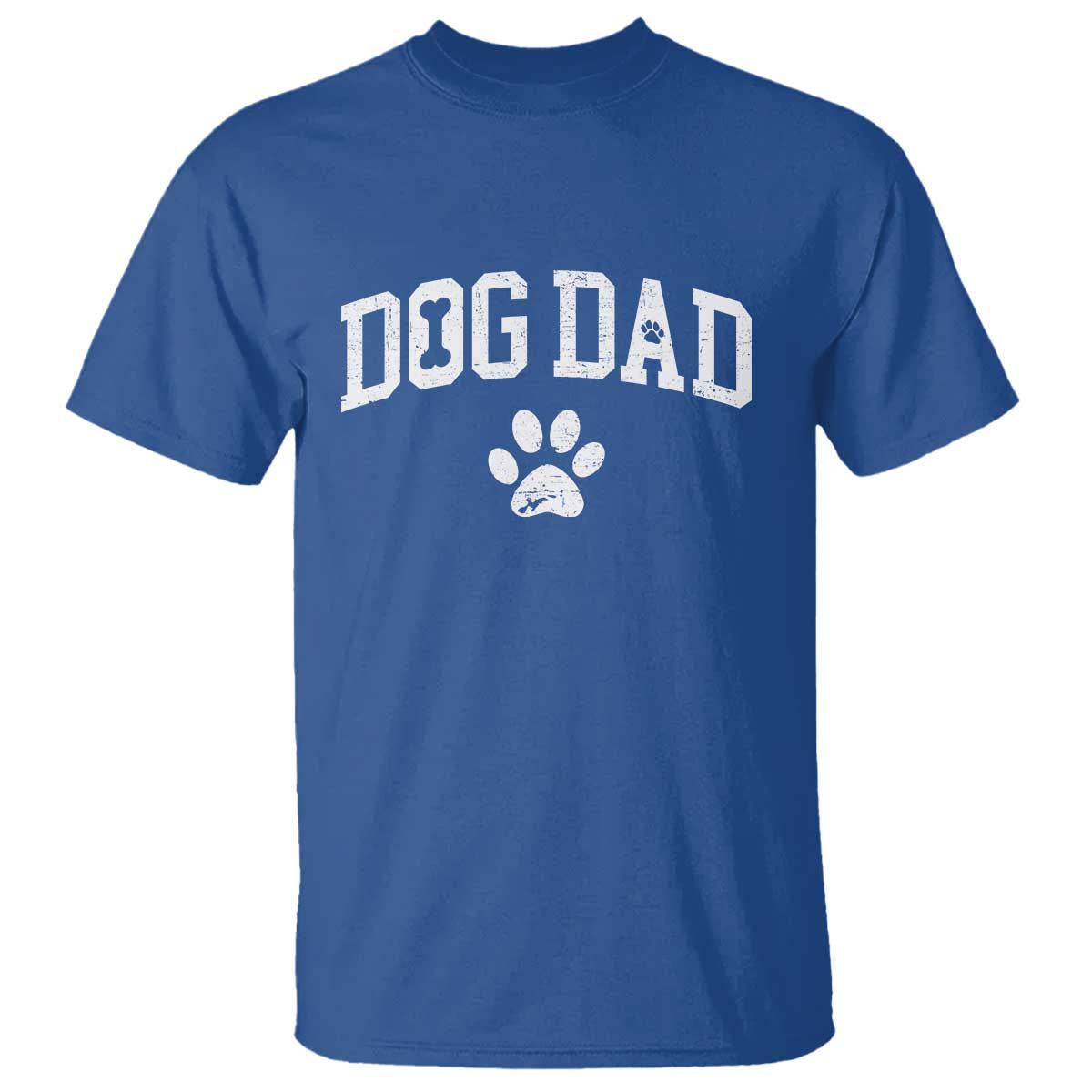 Retro Dog Dad T Shirt Distressed Fathers Day Gift for Dog Lovers - Wonder Print Shop