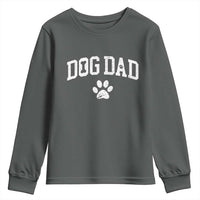 Retro Dog Dad Youth Sweatshirt Distressed Fathers Day Gift for Dog Lovers - Wonder Print Shop