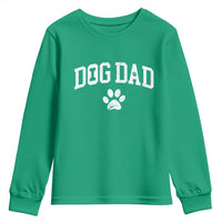 Retro Dog Dad Youth Sweatshirt Distressed Fathers Day Gift for Dog Lovers - Wonder Print Shop