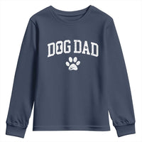 Retro Dog Dad Youth Sweatshirt Distressed Fathers Day Gift for Dog Lovers - Wonder Print Shop