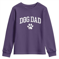 Retro Dog Dad Youth Sweatshirt Distressed Fathers Day Gift for Dog Lovers - Wonder Print Shop
