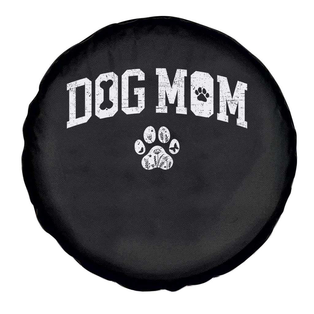 Dog Mom Spare Tire Cover Floral Fur Mama Gift For Her Mothers Day - Wonder Print Shop