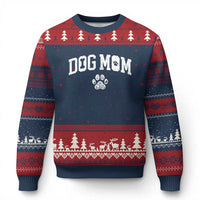 Dog Mom Ugly Christmas Sweater Floral Fur Mama Gift For Her Mothers Day - Wonder Print Shop