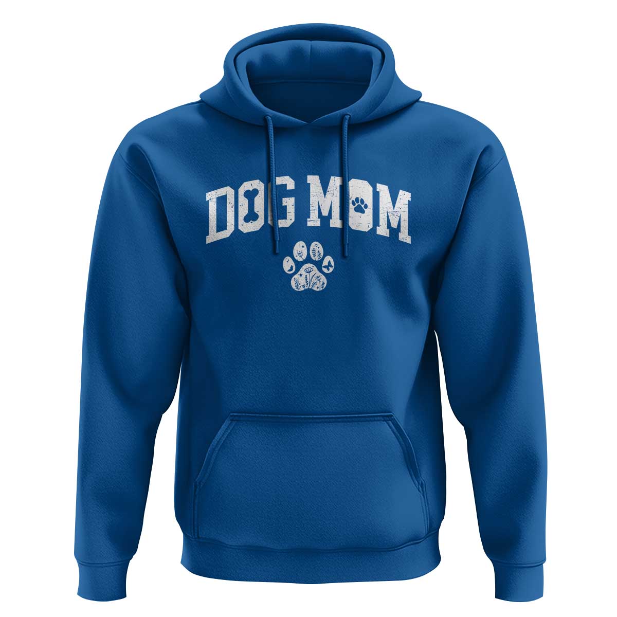 Dog Mom Hoodie Floral Fur Mama Gift For Her Mothers Day - Wonder Print Shop