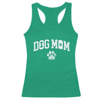 Dog Mom Racerback Tank Top Floral Fur Mama Gift For Her Mothers Day - Wonder Print Shop