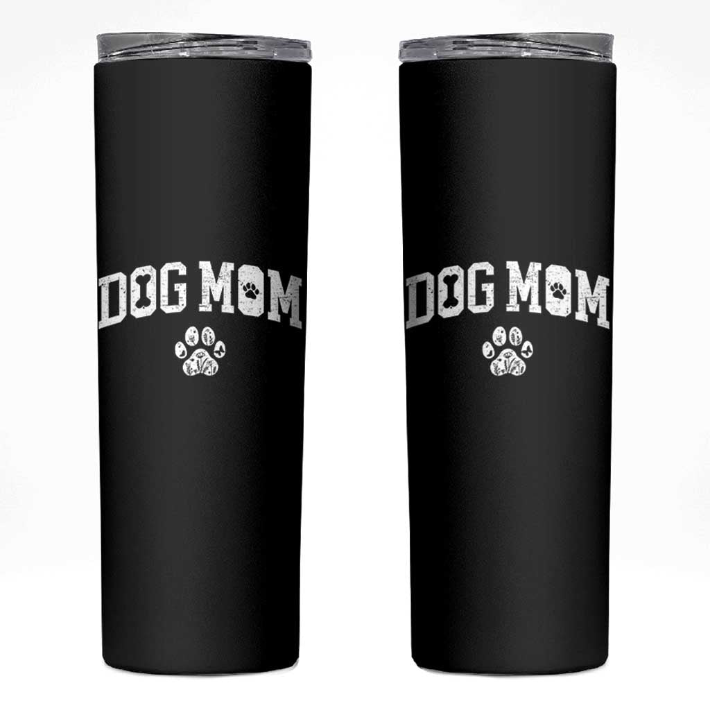 Dog Mom Skinny Tumbler Floral Fur Mama Gift For Her Mothers Day - Wonder Print Shop