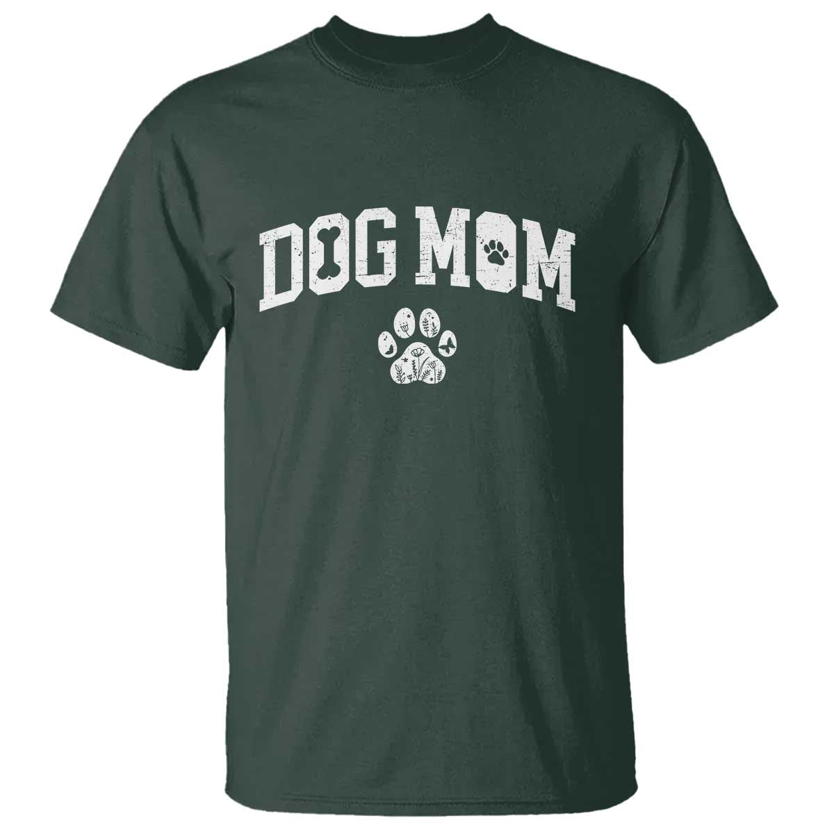 Dog Mom T Shirt Floral Fur Mama Gift For Her Mothers Day - Wonder Print Shop
