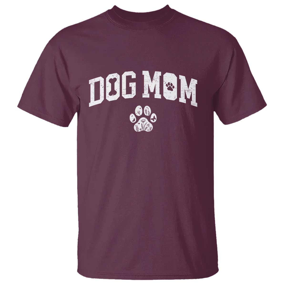 Dog Mom T Shirt Floral Fur Mama Gift For Her Mothers Day - Wonder Print Shop