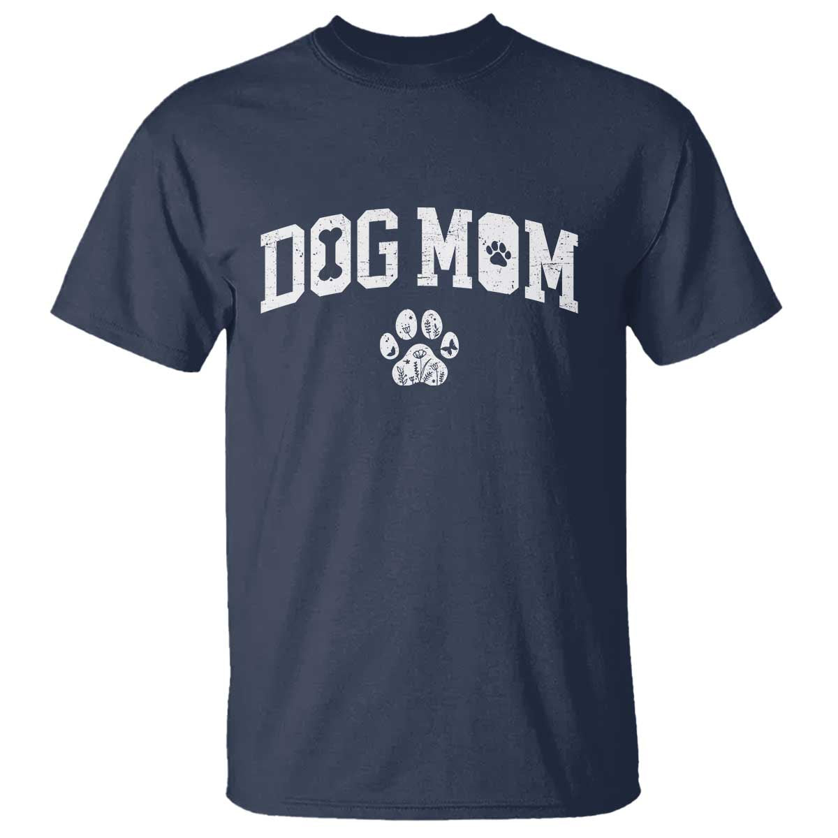 Dog Mom T Shirt Floral Fur Mama Gift For Her Mothers Day - Wonder Print Shop