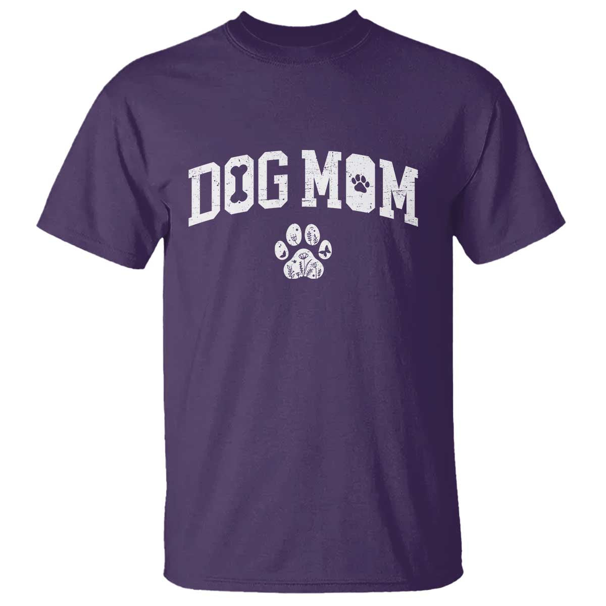 Dog Mom T Shirt Floral Fur Mama Gift For Her Mothers Day - Wonder Print Shop