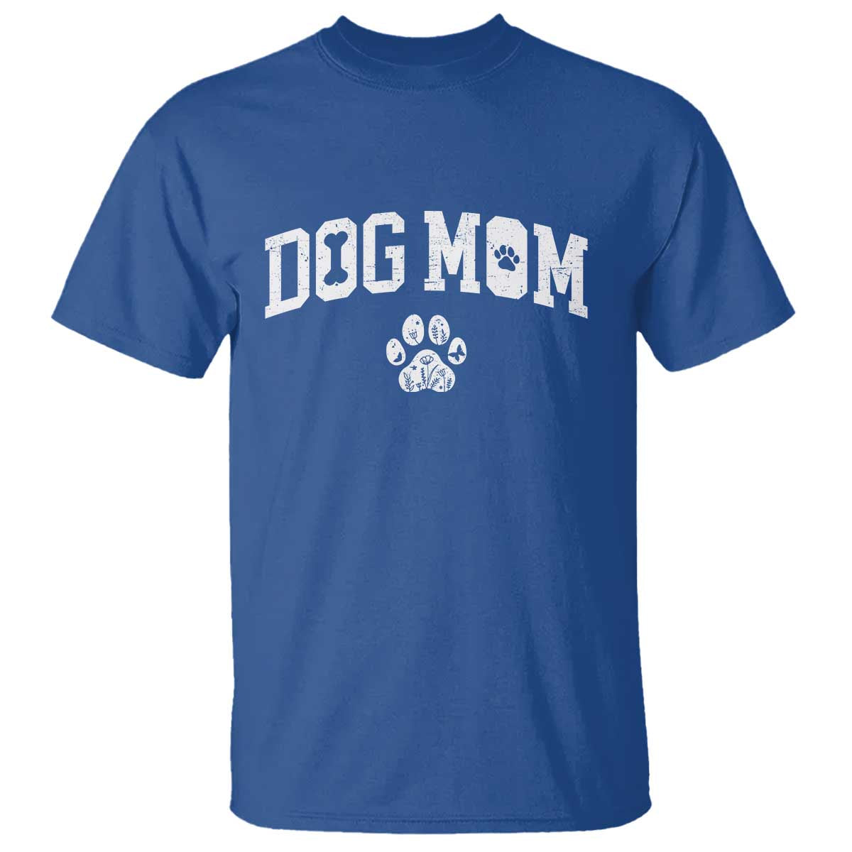 Dog Mom T Shirt Floral Fur Mama Gift For Her Mothers Day - Wonder Print Shop