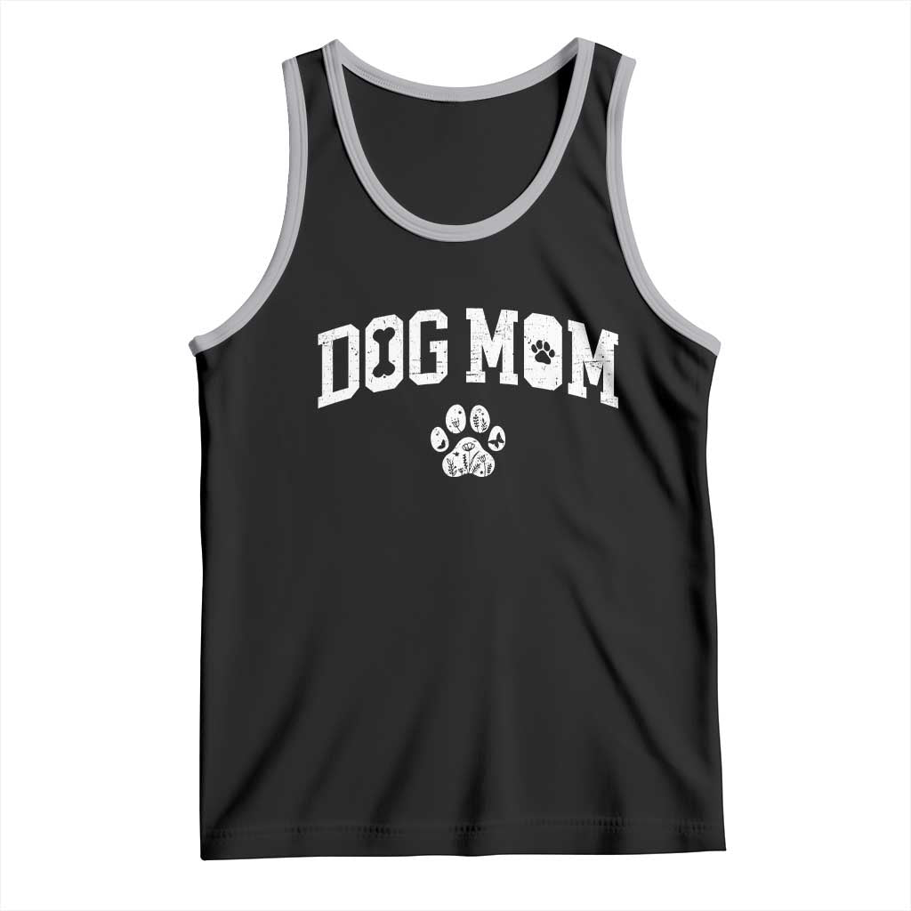 Dog Mom Tank Top Floral Fur Mama Gift For Her Mothers Day - Wonder Print Shop