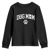Dog Mom Youth Sweatshirt Floral Fur Mama Gift For Her Mothers Day - Wonder Print Shop