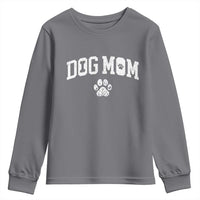 Dog Mom Youth Sweatshirt Floral Fur Mama Gift For Her Mothers Day - Wonder Print Shop