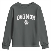 Dog Mom Youth Sweatshirt Floral Fur Mama Gift For Her Mothers Day - Wonder Print Shop
