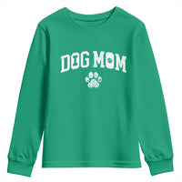 Dog Mom Youth Sweatshirt Floral Fur Mama Gift For Her Mothers Day - Wonder Print Shop