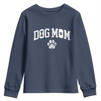 Dog Mom Youth Sweatshirt Floral Fur Mama Gift For Her Mothers Day - Wonder Print Shop