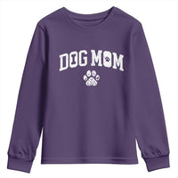 Dog Mom Youth Sweatshirt Floral Fur Mama Gift For Her Mothers Day - Wonder Print Shop