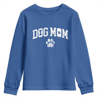 Dog Mom Youth Sweatshirt Floral Fur Mama Gift For Her Mothers Day - Wonder Print Shop