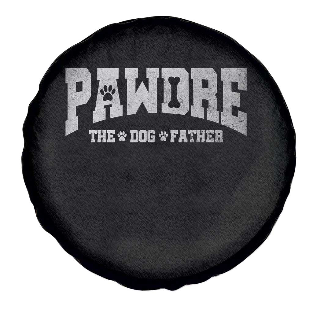 Pawdre The Dog Father Spare Tire Cover Dog Dad Christmas Fathers Day - Wonder Print Shop