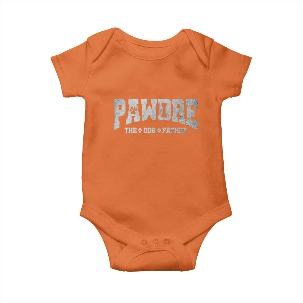 Pawdre The Dog Father Baby Onesie Dog Dad Christmas Fathers Day - Wonder Print Shop