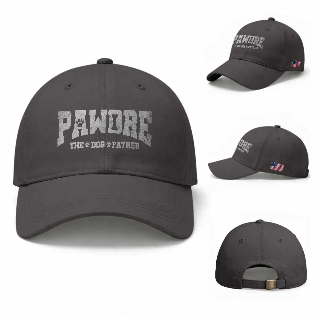Pawdre The Dog Father Baseball Cap Dog Dad Christmas Fathers Day