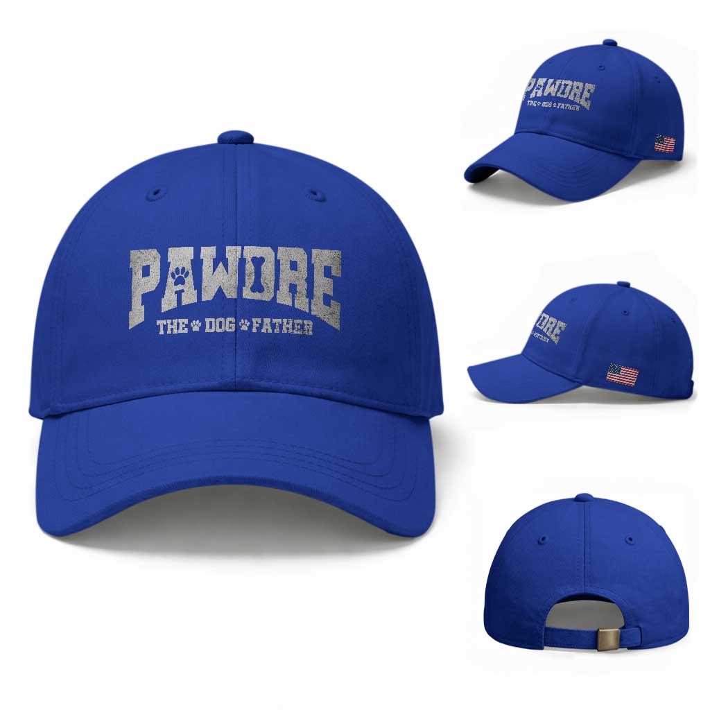 Pawdre The Dog Father Baseball Cap Dog Dad Christmas Fathers Day