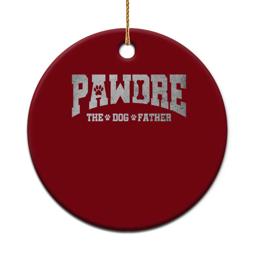 Pawdre The Dog Father Ceramic Ornament Dog Dad Christmas Fathers Day - Wonder Print Shop