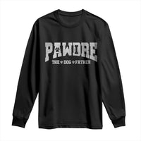 Pawdre The Dog Father Long Sleeve Shirt Dog Dad Christmas Fathers Day - Wonder Print Shop