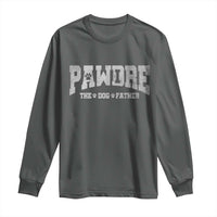 Pawdre The Dog Father Long Sleeve Shirt Dog Dad Christmas Fathers Day - Wonder Print Shop