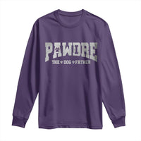 Pawdre The Dog Father Long Sleeve Shirt Dog Dad Christmas Fathers Day - Wonder Print Shop